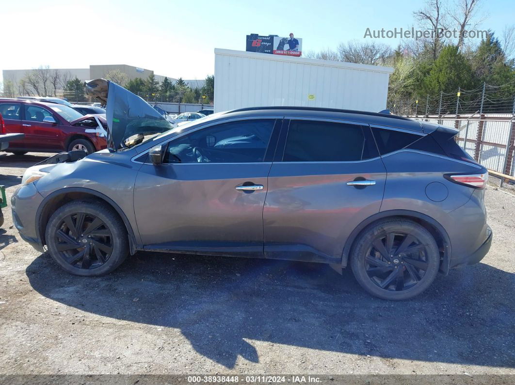 2018 Nissan Murano Sl Gray vin: 5N1AZ2MG9JN127987