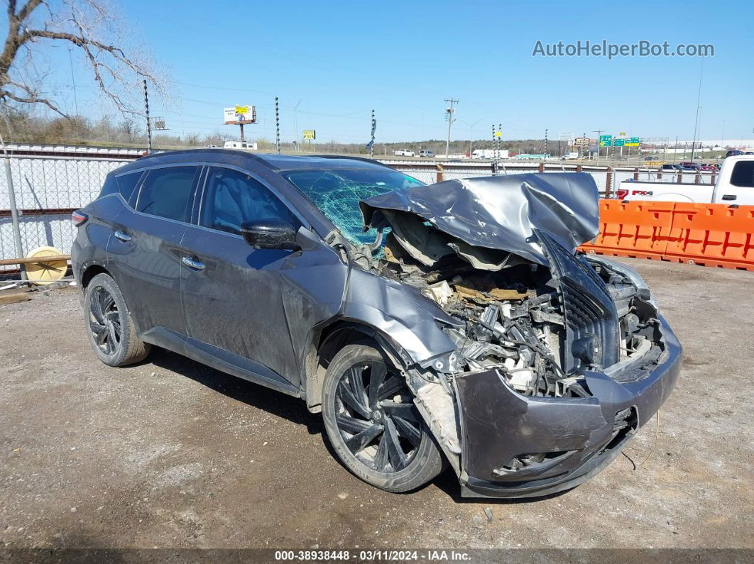 2018 Nissan Murano Sl Gray vin: 5N1AZ2MG9JN127987