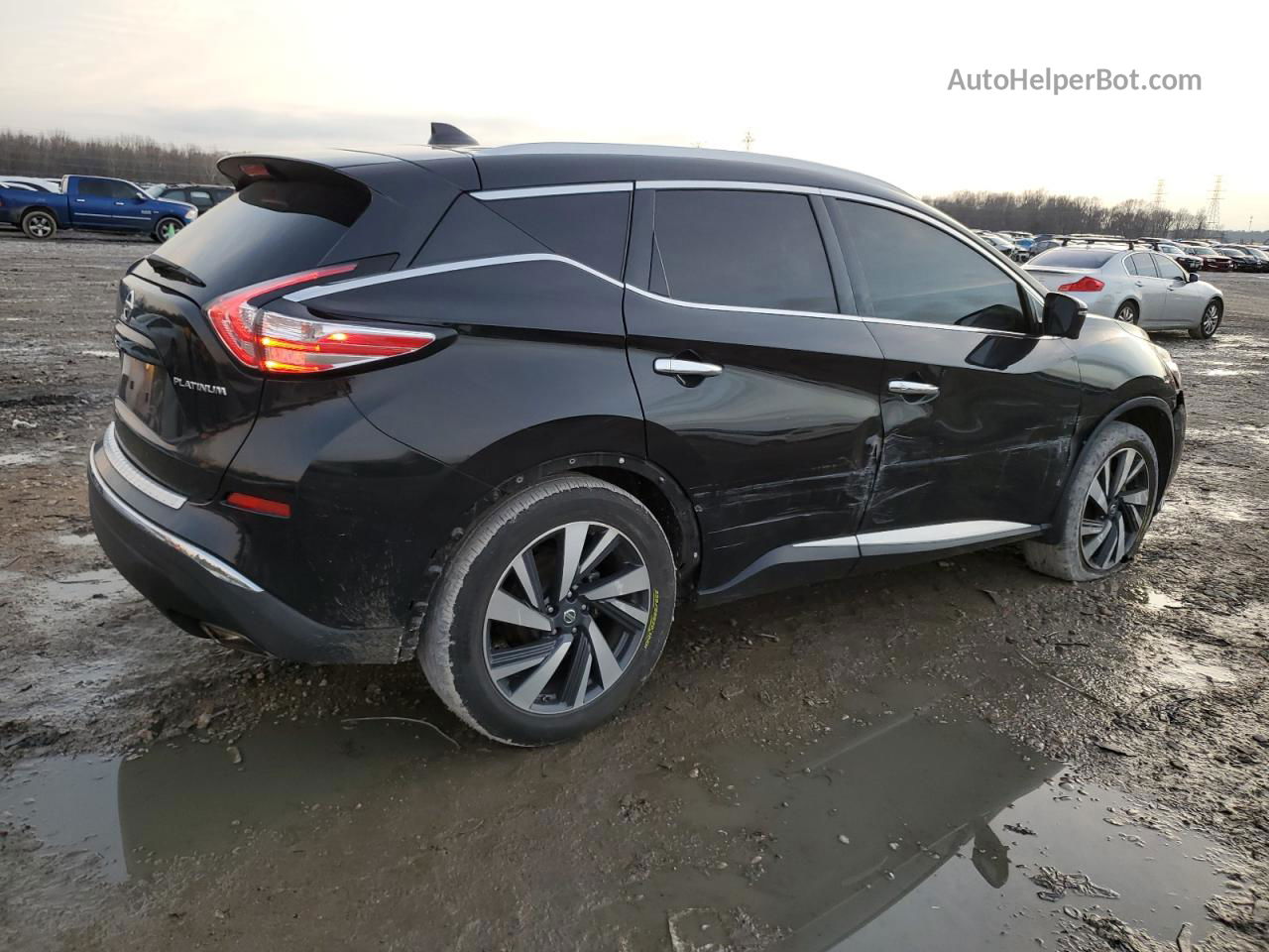 2018 Nissan Murano S Черный vin: 5N1AZ2MG9JN150928