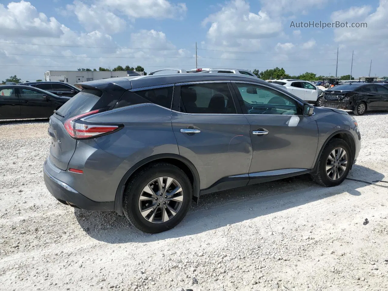 2018 Nissan Murano S Gray vin: 5N1AZ2MG9JN153098