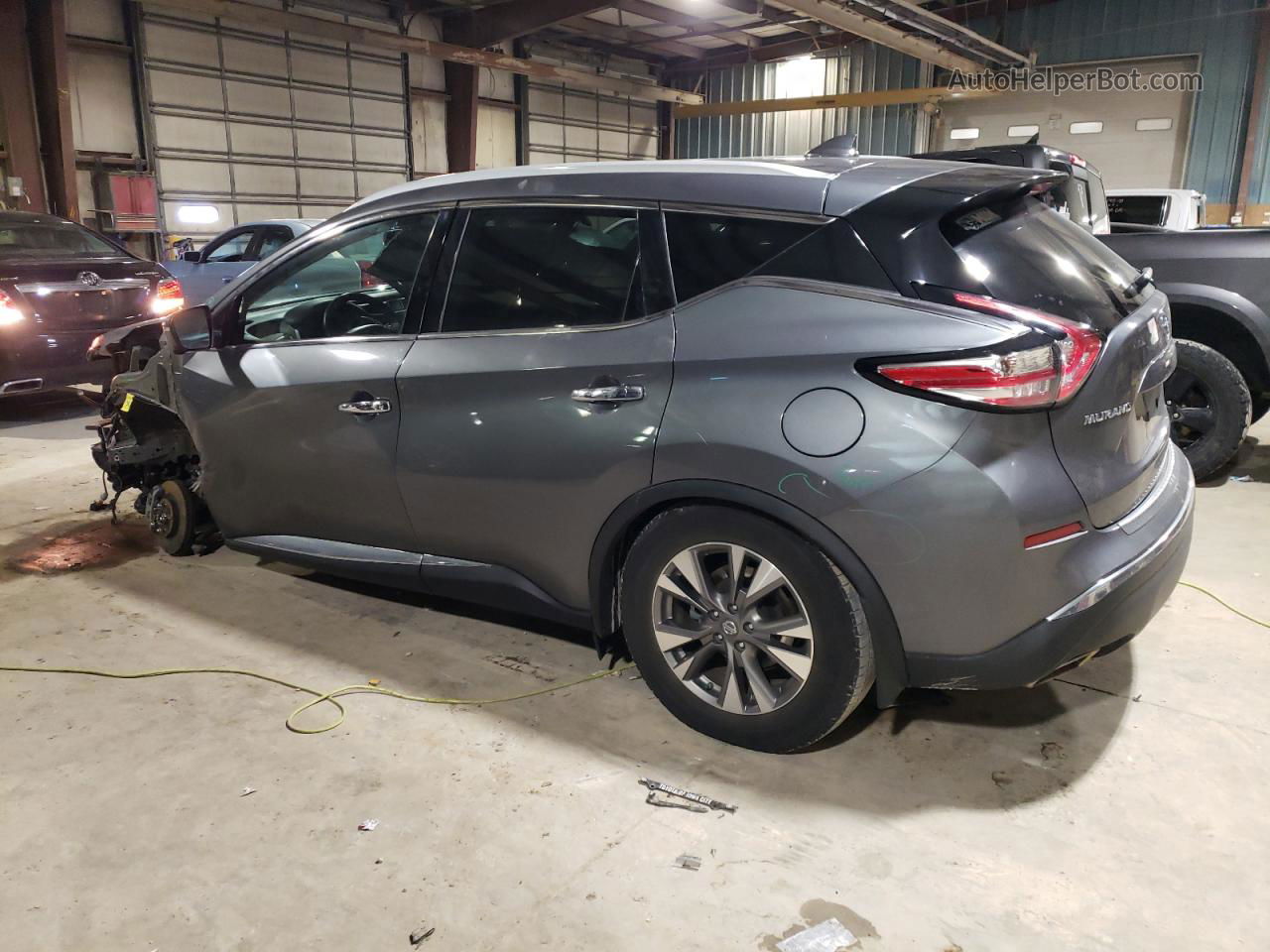 2018 Nissan Murano S Серый vin: 5N1AZ2MG9JN168491