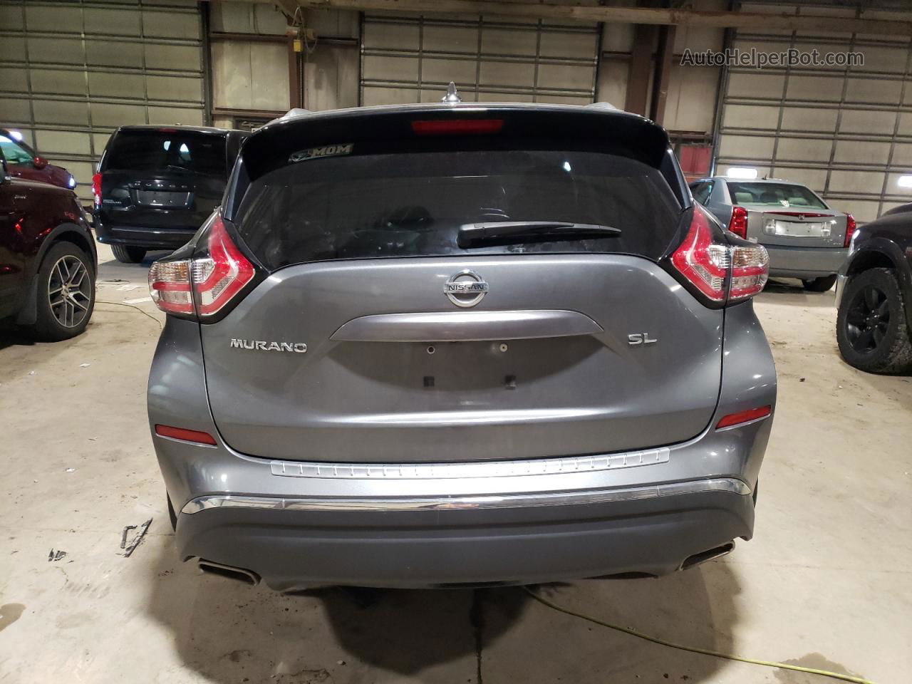 2018 Nissan Murano S Серый vin: 5N1AZ2MG9JN168491