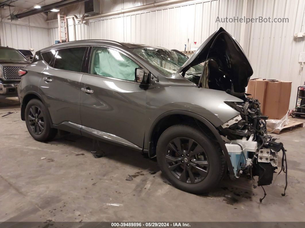 2018 Nissan Murano Sv Gray vin: 5N1AZ2MG9JN181550