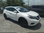 2018 Nissan Murano Sv White vin: 5N1AZ2MG9JN182696