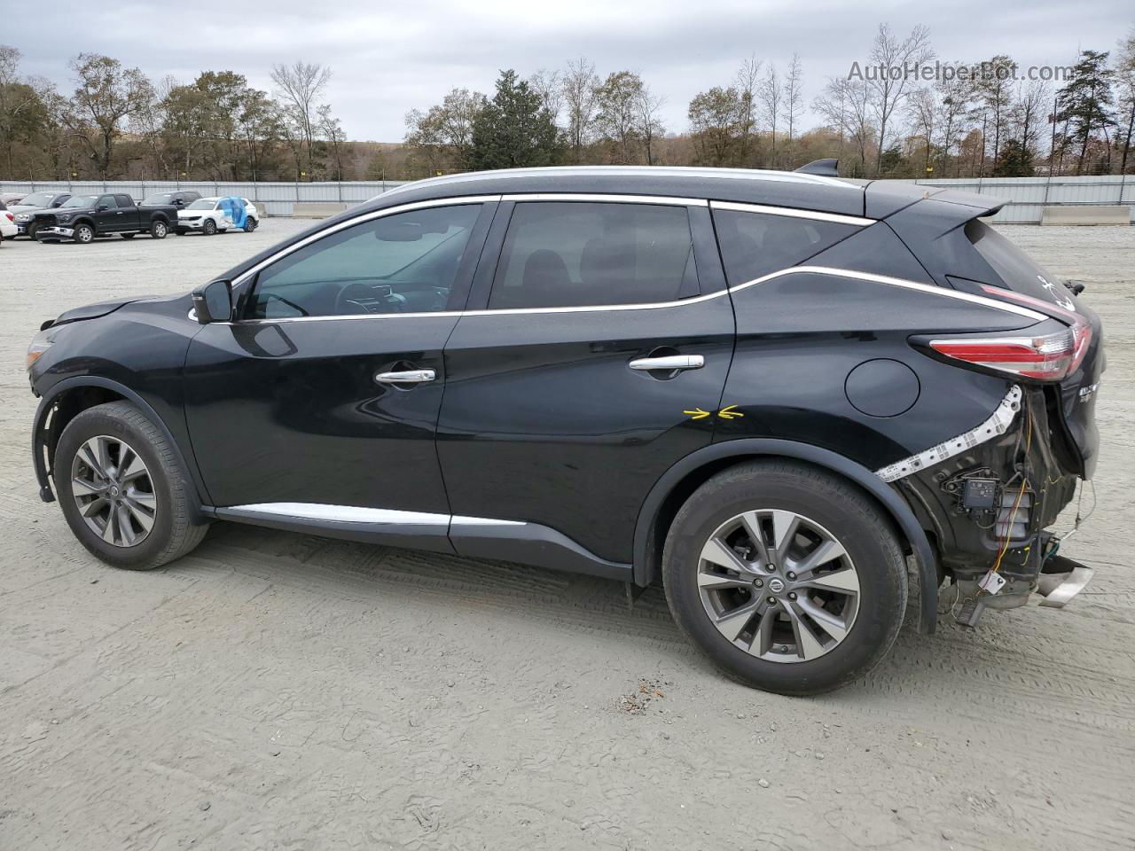 2018 Nissan Murano S Black vin: 5N1AZ2MG9JN203482