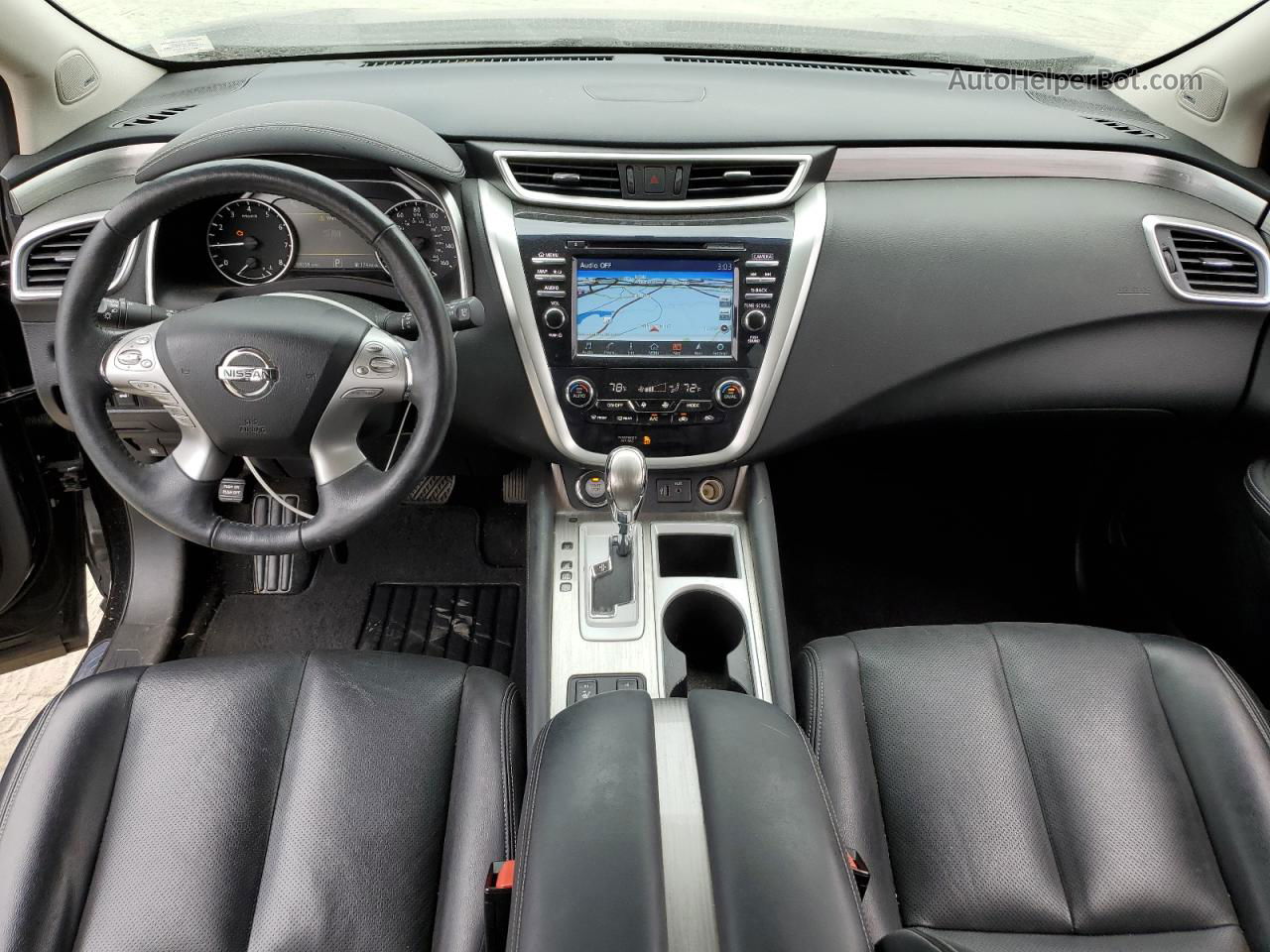 2018 Nissan Murano S Черный vin: 5N1AZ2MG9JN203482