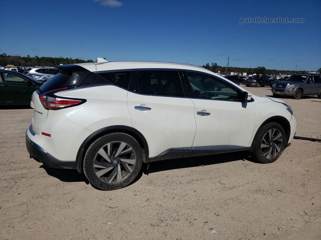 2017 Nissan Murano S White vin: 5N1AZ2MGXHN137499