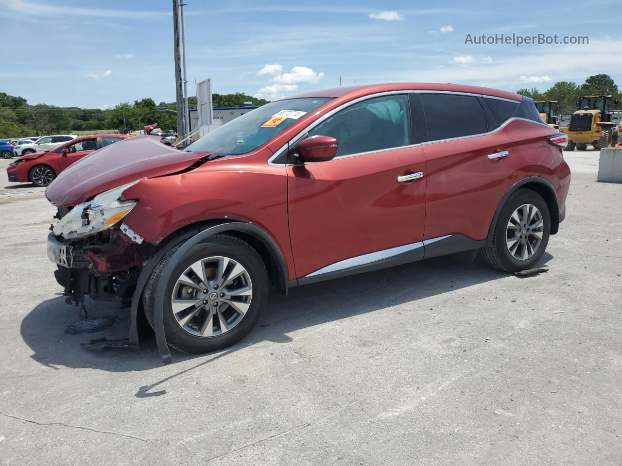 2017 Nissan Murano S Maroon vin: 5N1AZ2MGXHN151676