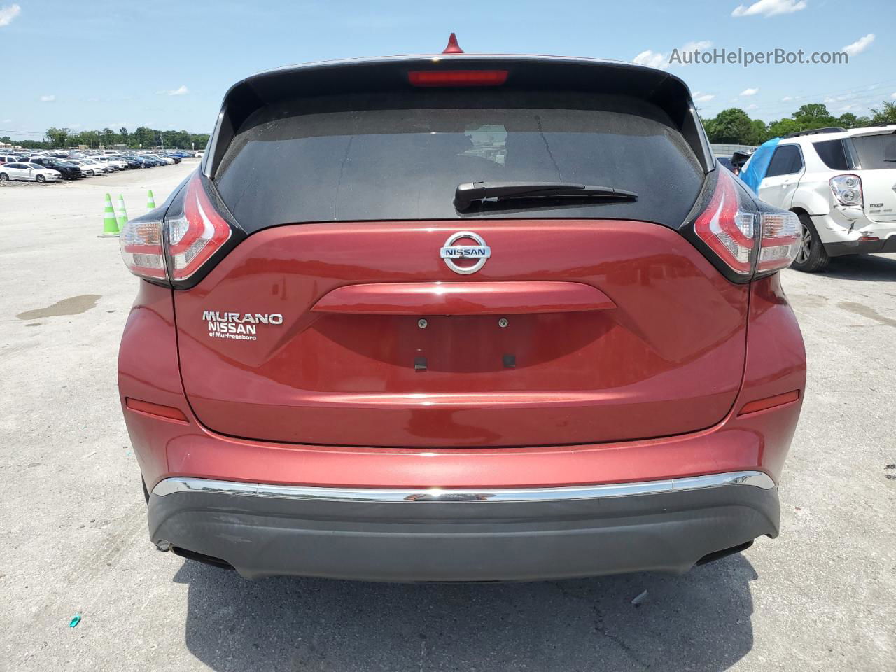 2017 Nissan Murano S Maroon vin: 5N1AZ2MGXHN151676