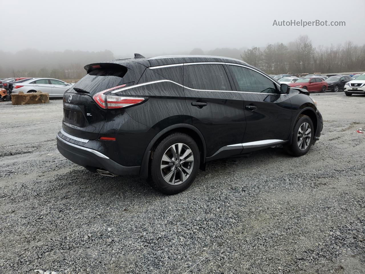 2017 Nissan Murano S Черный vin: 5N1AZ2MGXHN162225