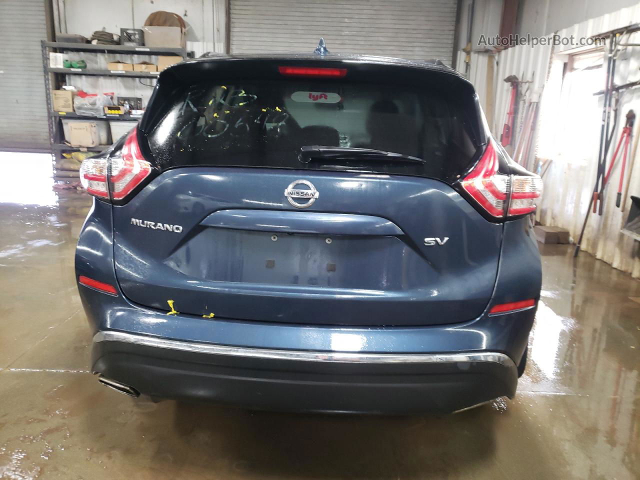 2018 Nissan Murano S Blue vin: 5N1AZ2MGXJN106744