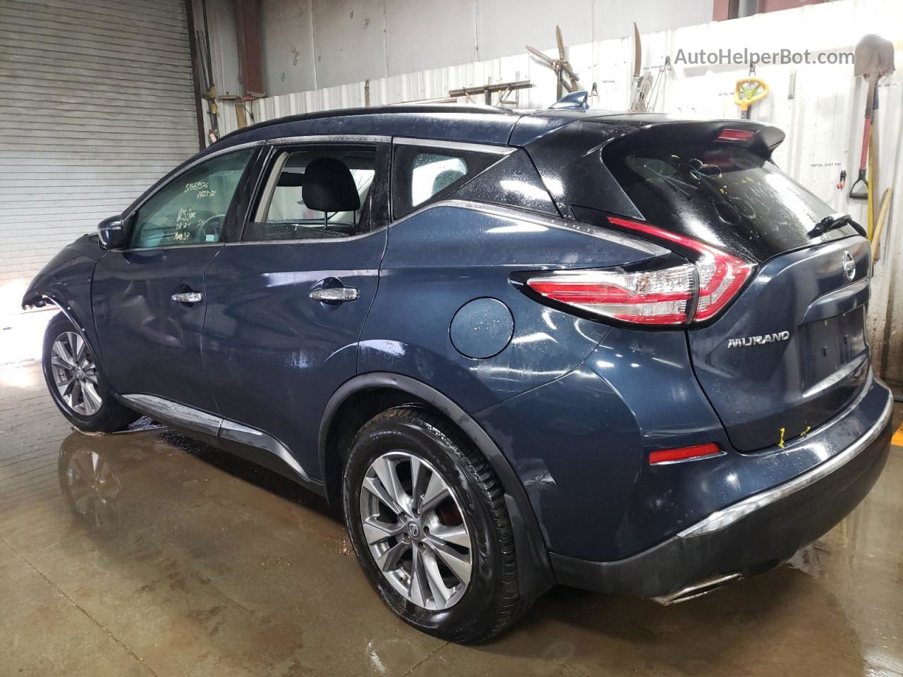 2018 Nissan Murano S Blue vin: 5N1AZ2MGXJN106744