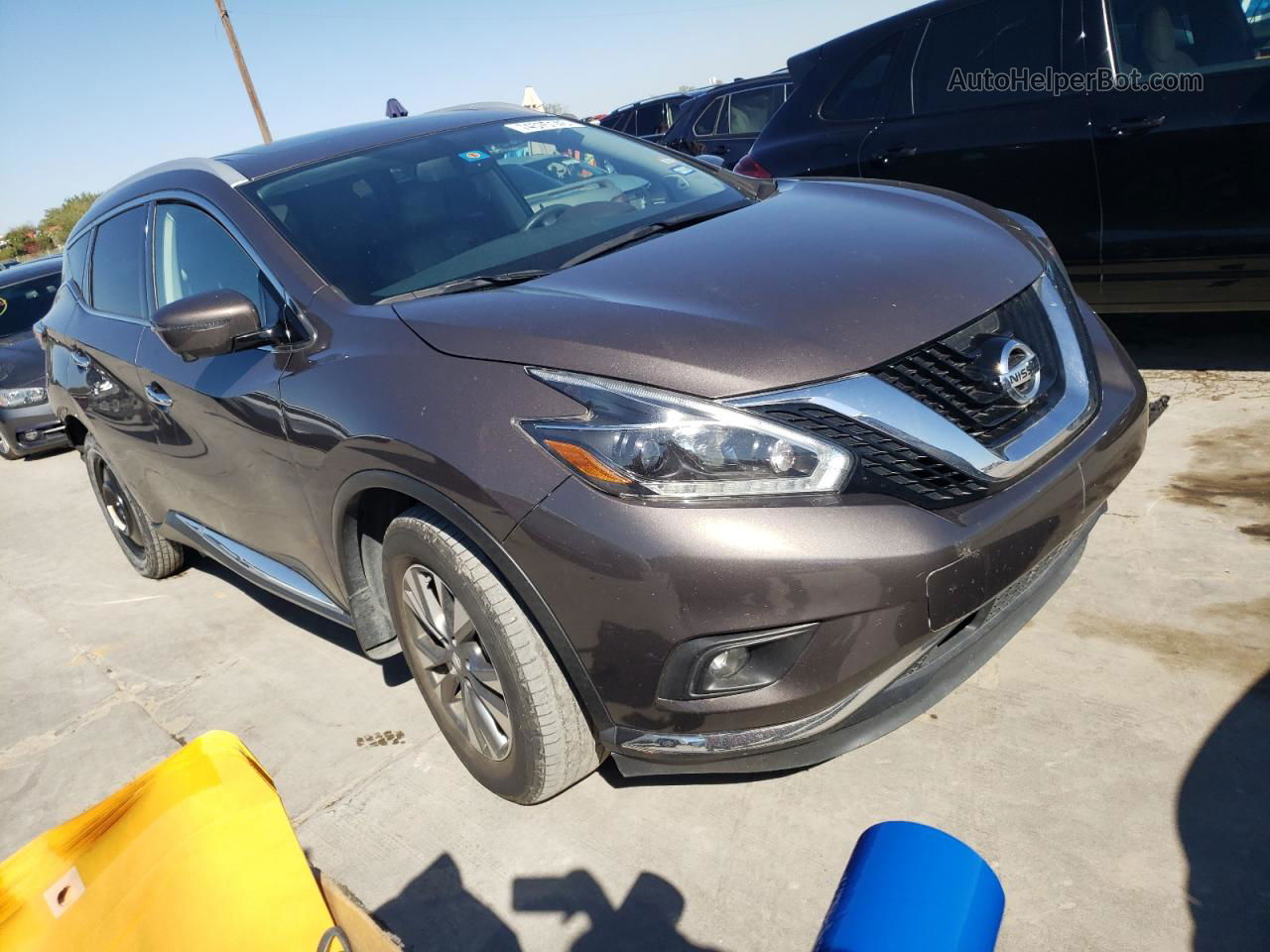 2018 Nissan Murano S Brown vin: 5N1AZ2MGXJN158570