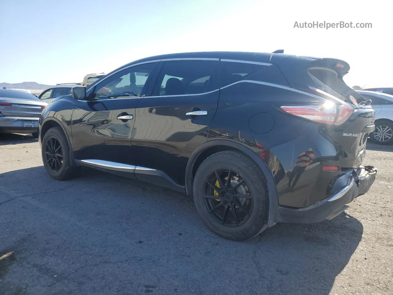 2018 Nissan Murano S Black vin: 5N1AZ2MGXJN163624