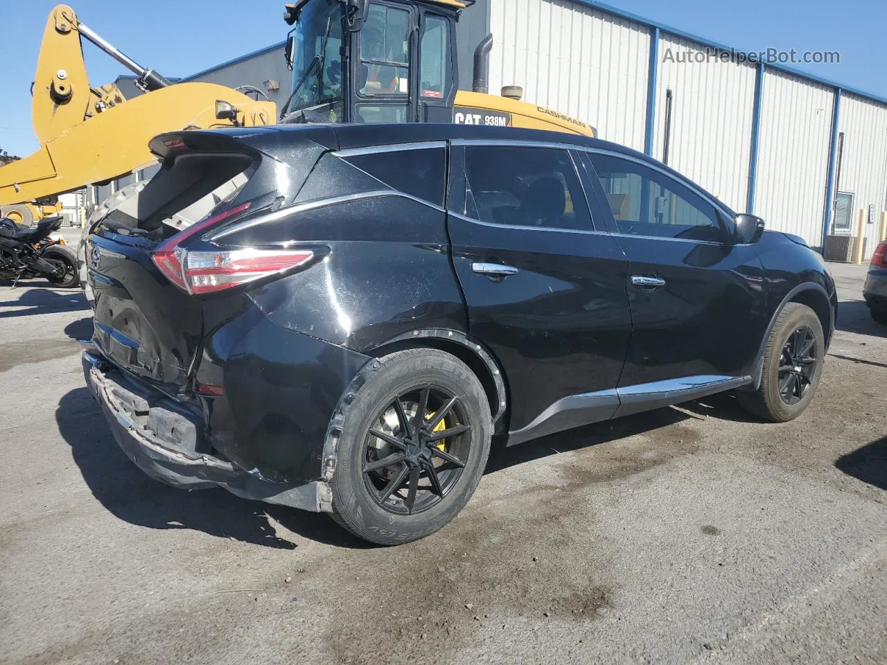 2018 Nissan Murano S Black vin: 5N1AZ2MGXJN163624