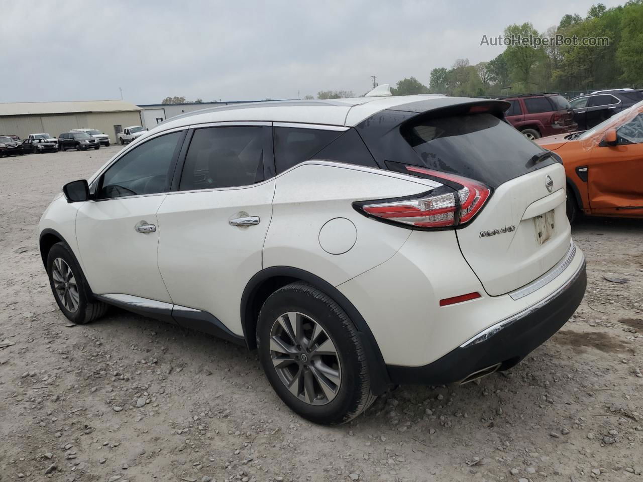 2018 Nissan Murano S White vin: 5N1AZ2MGXJN166166