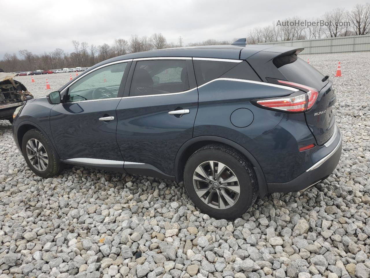 2018 Nissan Murano S Синий vin: 5N1AZ2MGXJN174834