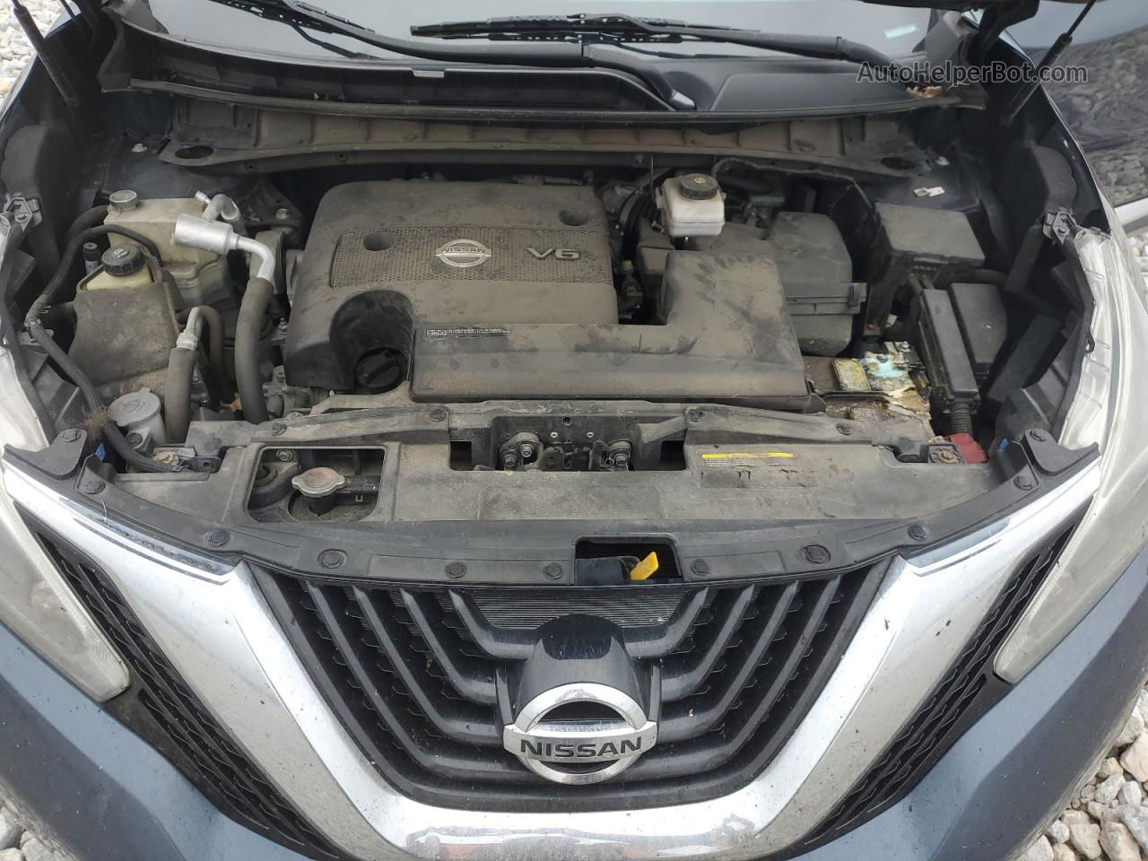 2018 Nissan Murano S Синий vin: 5N1AZ2MGXJN174834