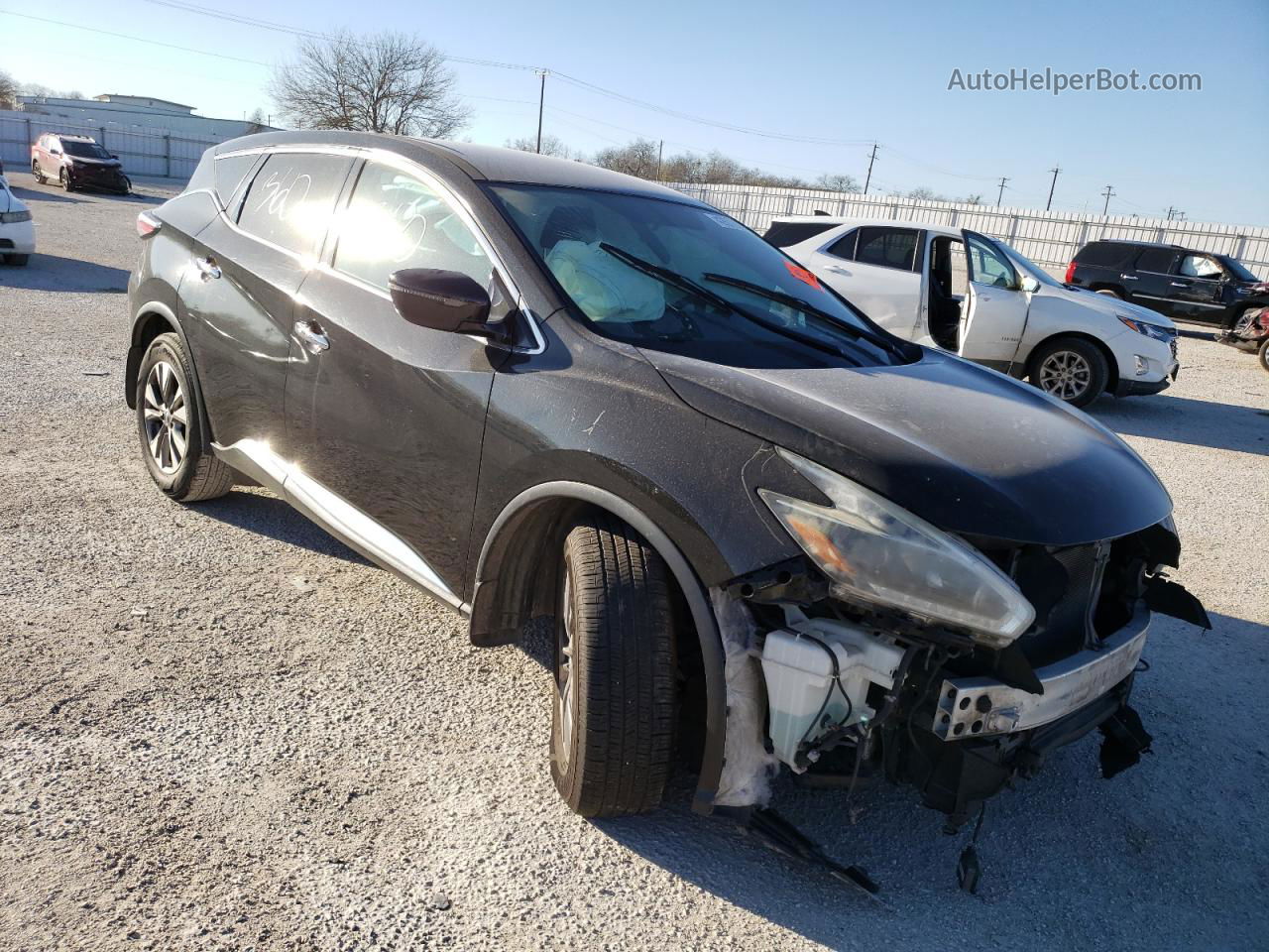 2018 Nissan Murano S Black vin: 5N1AZ2MGXJN201692