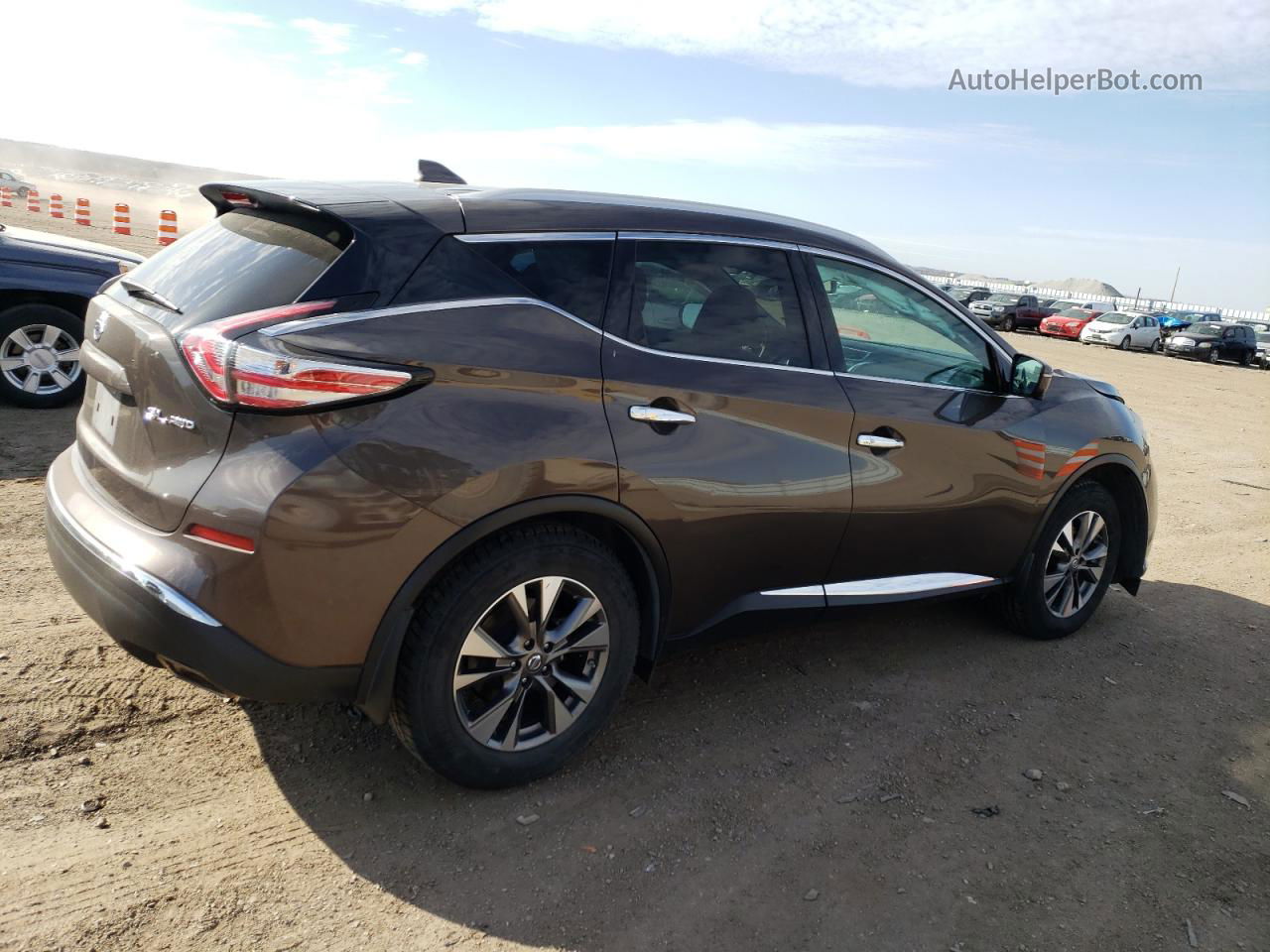 2017 Nissan Murano S Brown vin: 5N1AZ2MH0HN147533