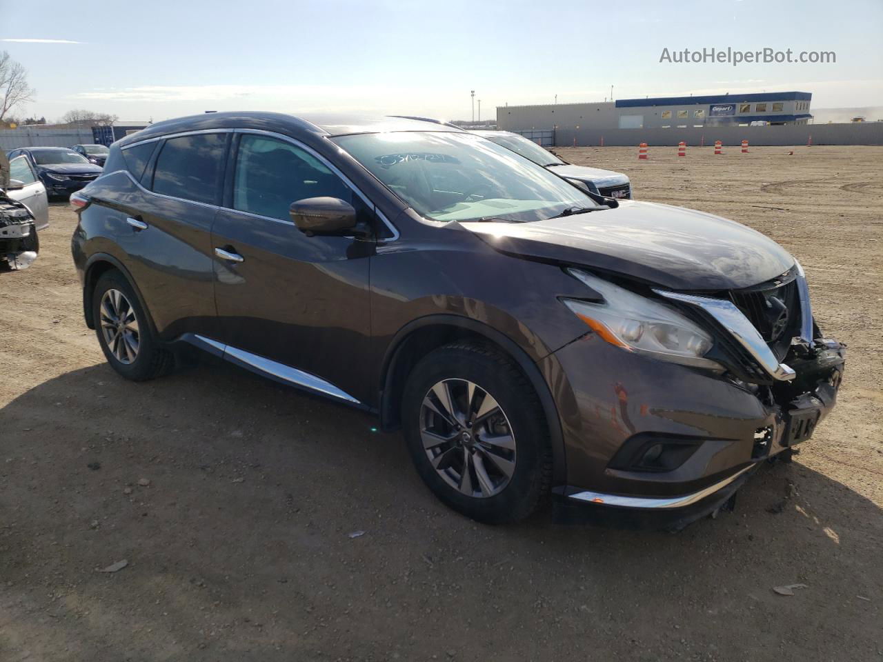 2017 Nissan Murano S Brown vin: 5N1AZ2MH0HN147533