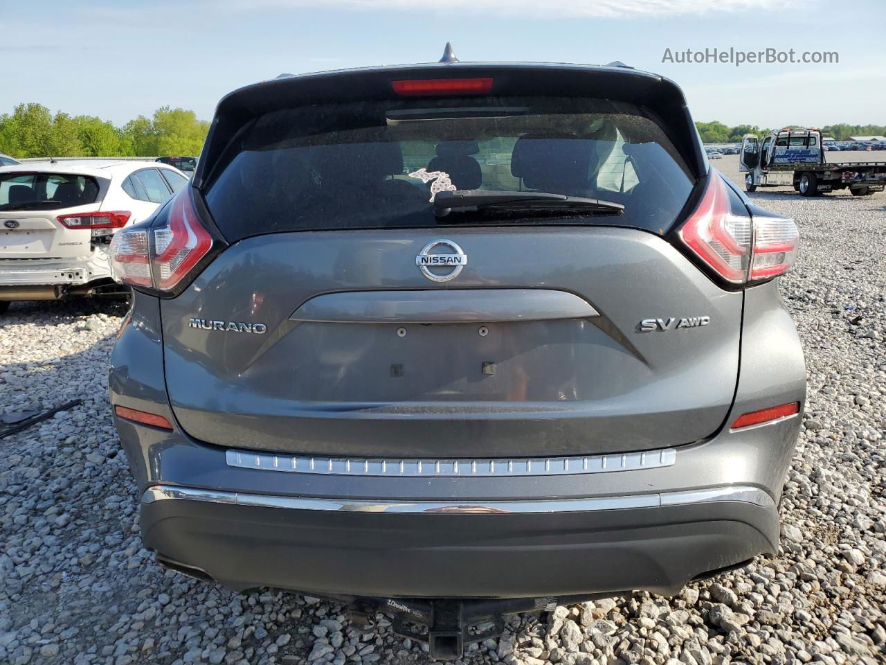 2017 Nissan Murano S Gray vin: 5N1AZ2MH0HN157043