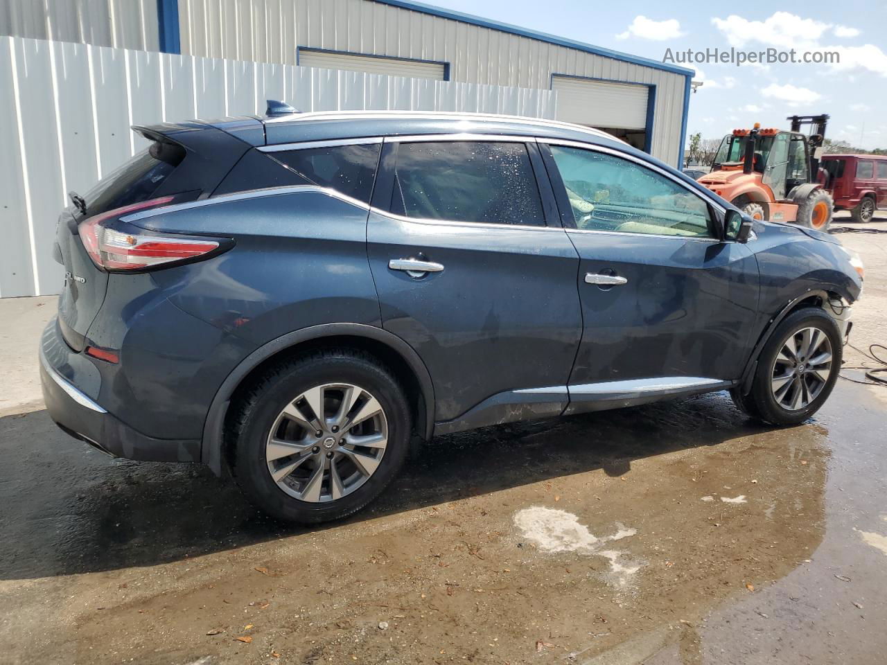 2017 Nissan Murano S Синий vin: 5N1AZ2MH0HN183576