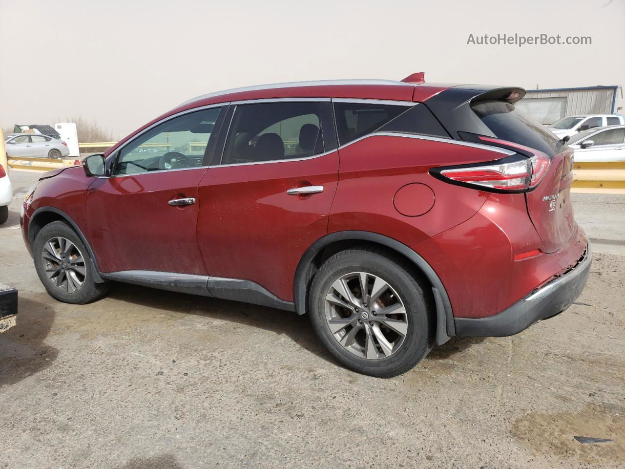 2017 Nissan Murano S Темно-бордовый vin: 5N1AZ2MH0HN184730