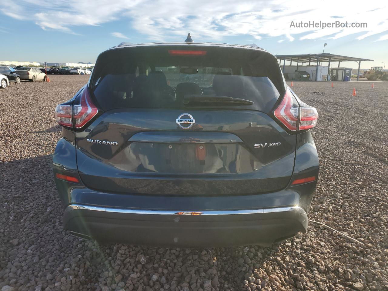 2018 Nissan Murano S Синий vin: 5N1AZ2MH0JN101884