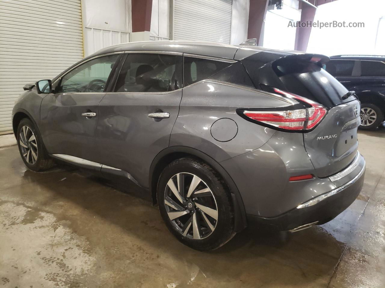 2018 Nissan Murano S Gray vin: 5N1AZ2MH0JN108298