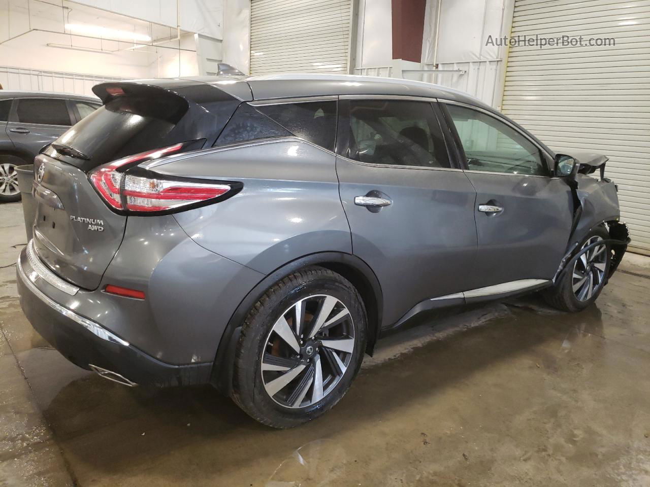 2018 Nissan Murano S Gray vin: 5N1AZ2MH0JN108298