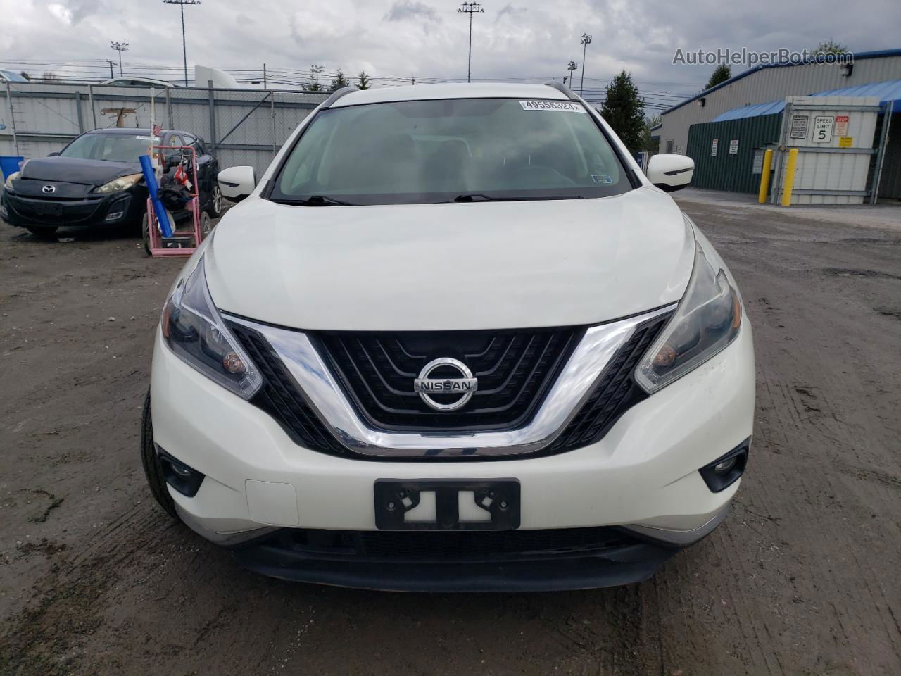 2018 Nissan Murano S Белый vin: 5N1AZ2MH0JN120676