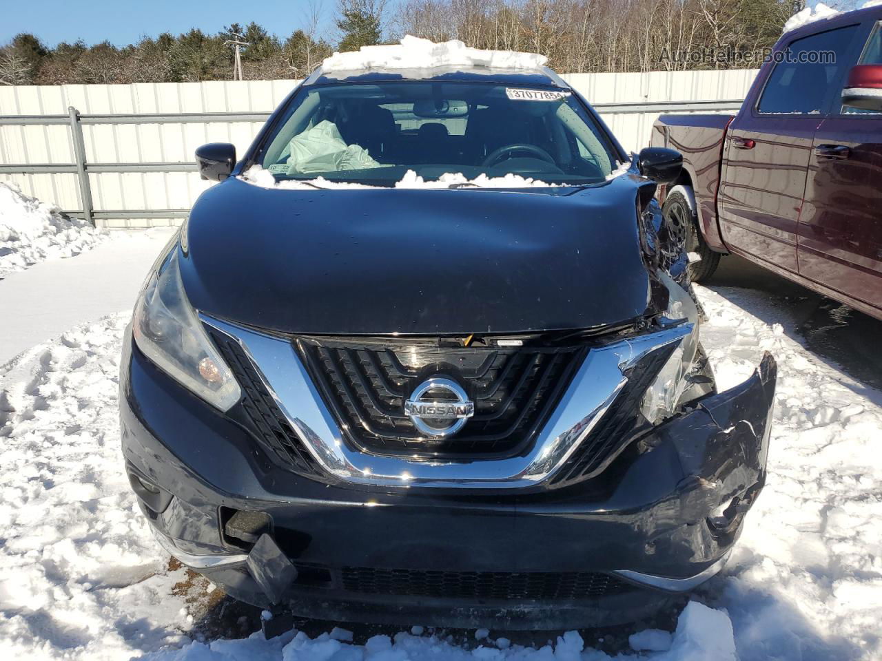 2018 Nissan Murano S Black vin: 5N1AZ2MH0JN160398