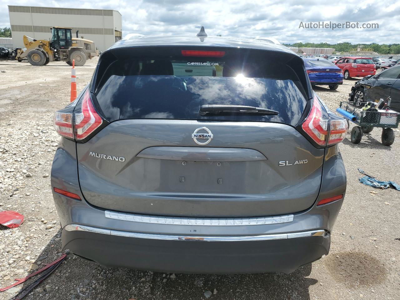 2018 Nissan Murano S Gray vin: 5N1AZ2MH0JN162684