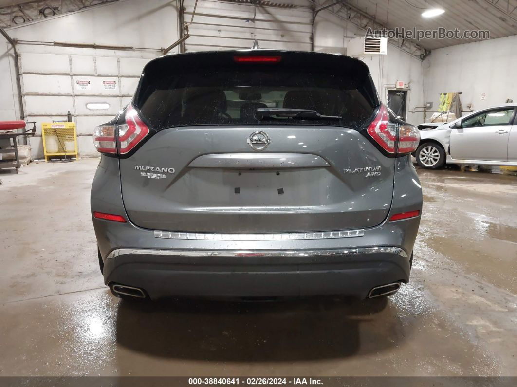 2018 Nissan Murano S/sl/sv/platinum Gray vin: 5N1AZ2MH0JN171210