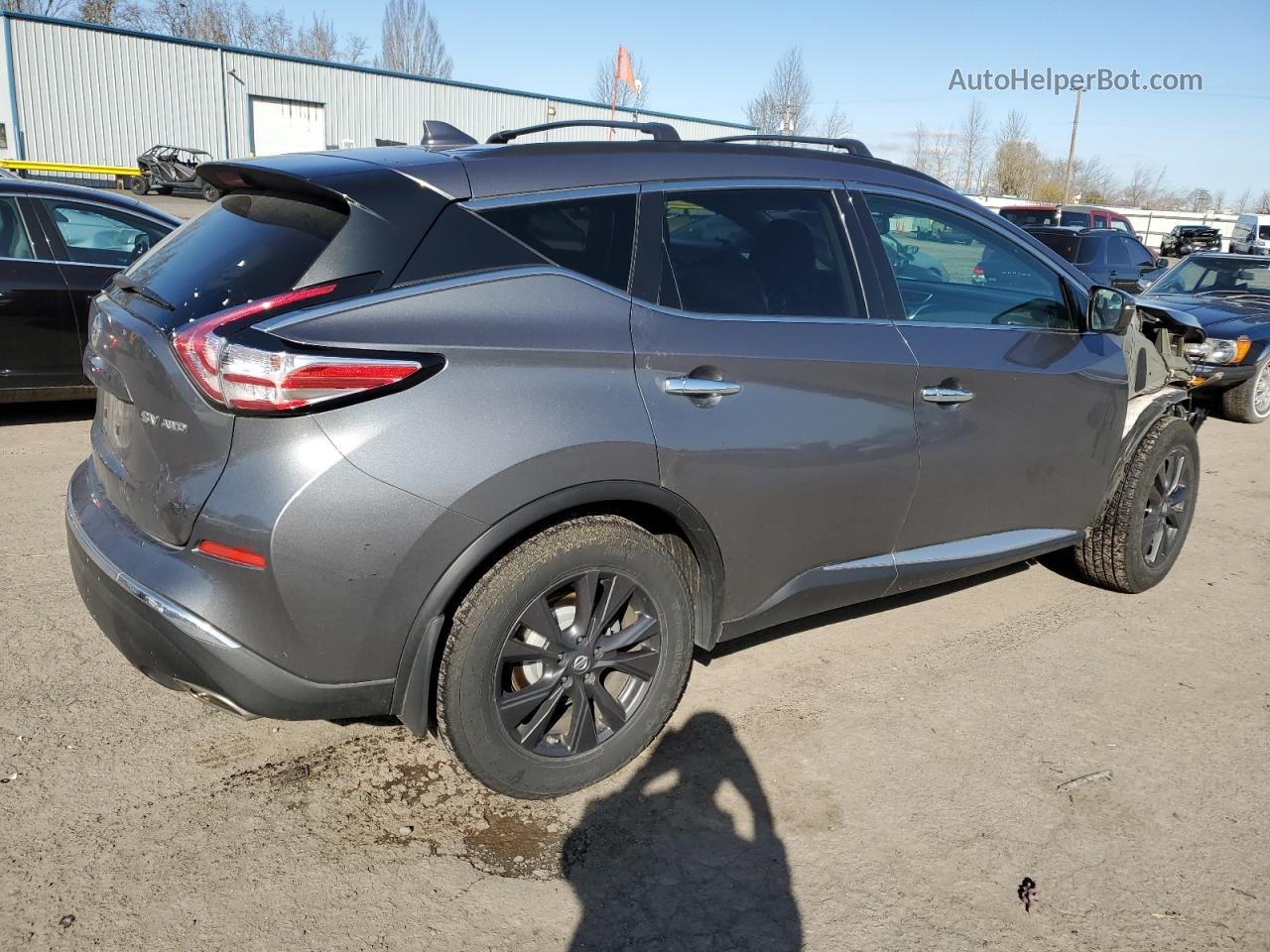 2018 Nissan Murano S Charcoal vin: 5N1AZ2MH0JN177458