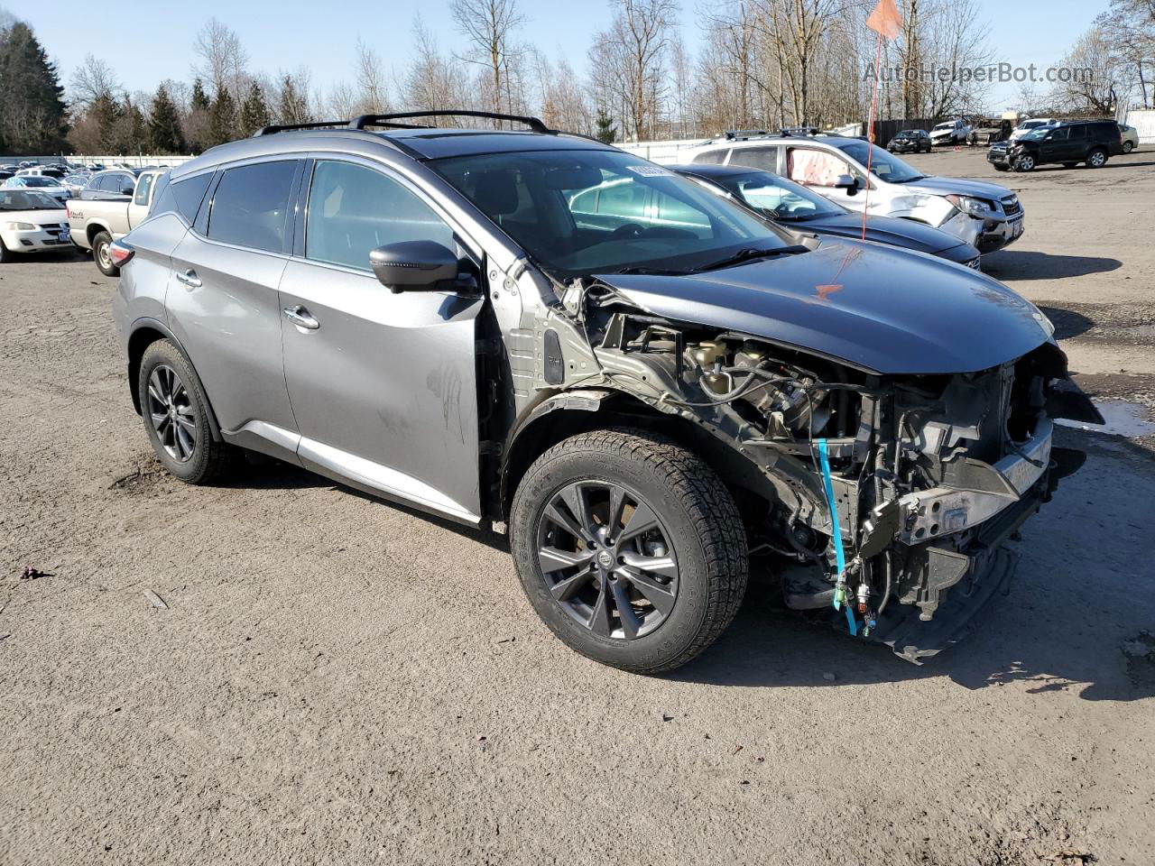 2018 Nissan Murano S Charcoal vin: 5N1AZ2MH0JN177458