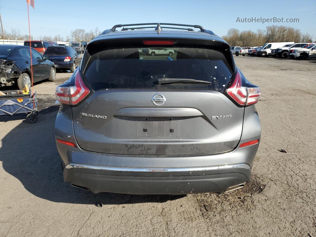 2018 Nissan Murano S Charcoal vin: 5N1AZ2MH0JN177458