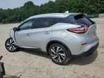 2018 Nissan Murano S Silver vin: 5N1AZ2MH0JN192204