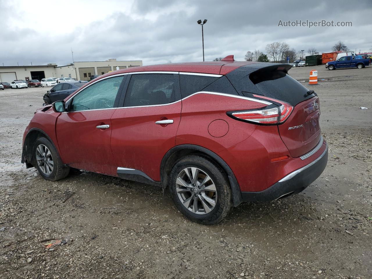 2017 Nissan Murano S Red vin: 5N1AZ2MH1HN150358