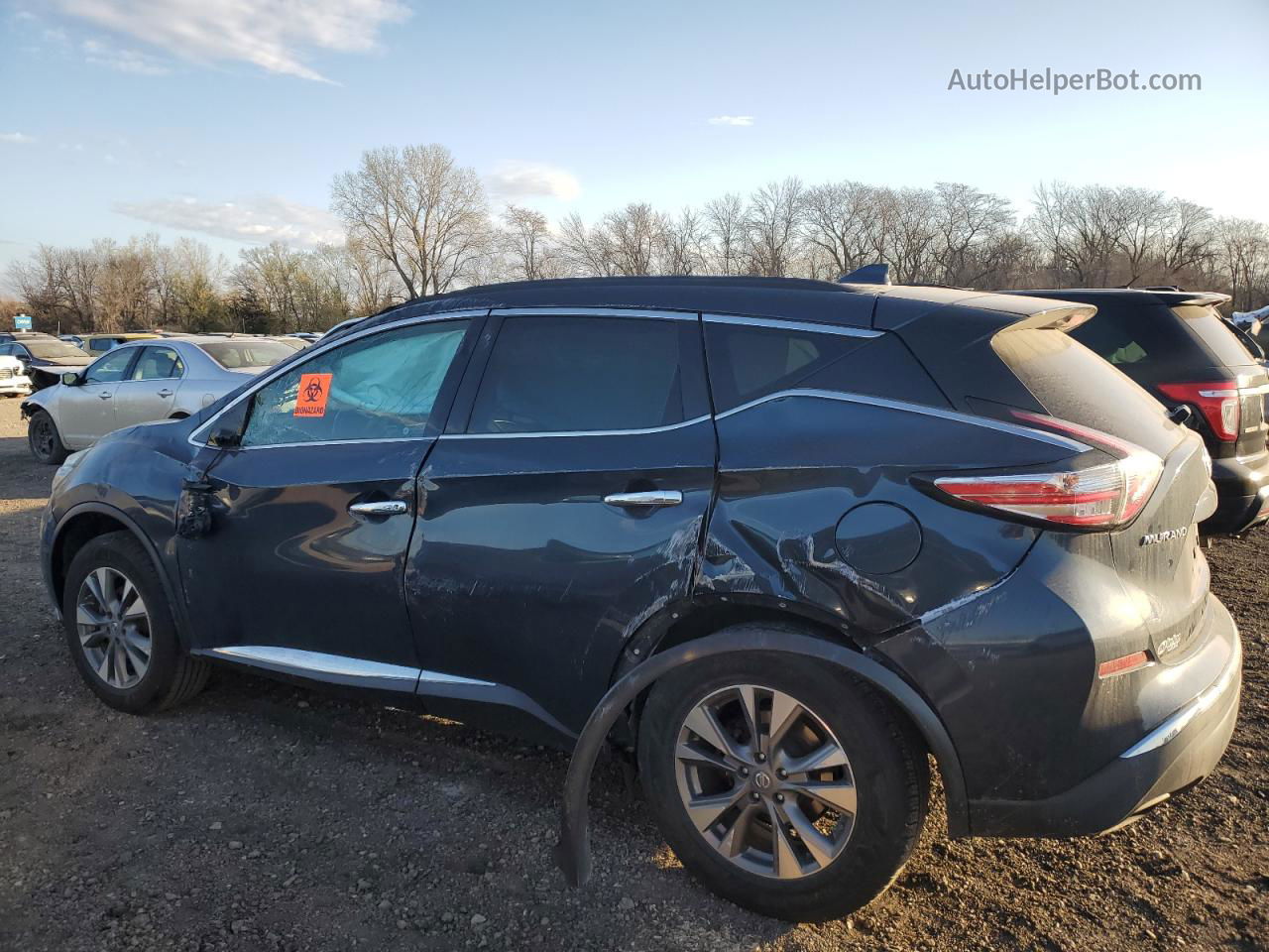 2018 Nissan Murano S Серый vin: 5N1AZ2MH1JN144288