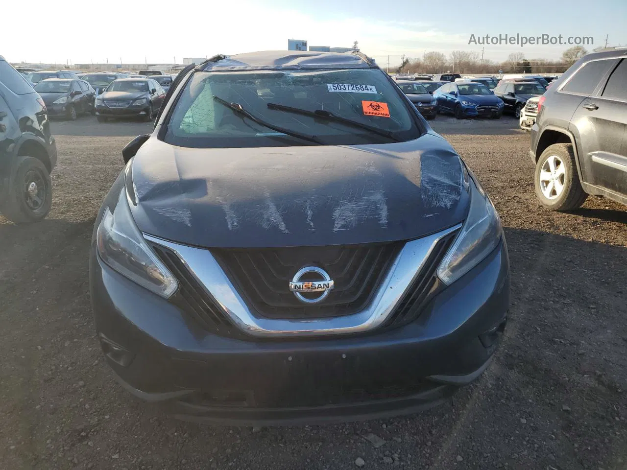 2018 Nissan Murano S Gray vin: 5N1AZ2MH1JN144288