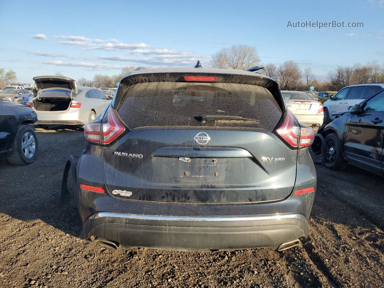 2018 Nissan Murano S Gray vin: 5N1AZ2MH1JN144288