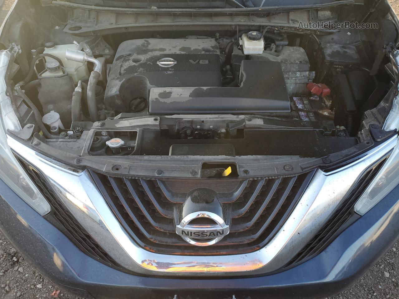 2018 Nissan Murano S Серый vin: 5N1AZ2MH1JN144288