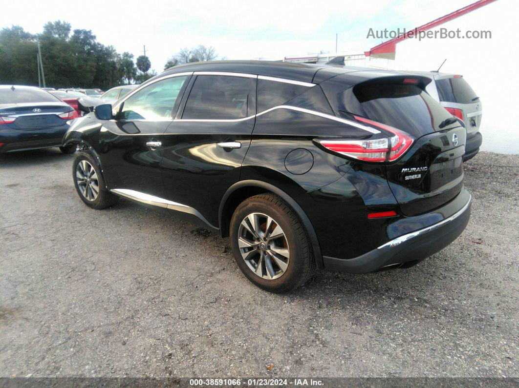 2018 Nissan Murano Sv Черный vin: 5N1AZ2MH1JN169403