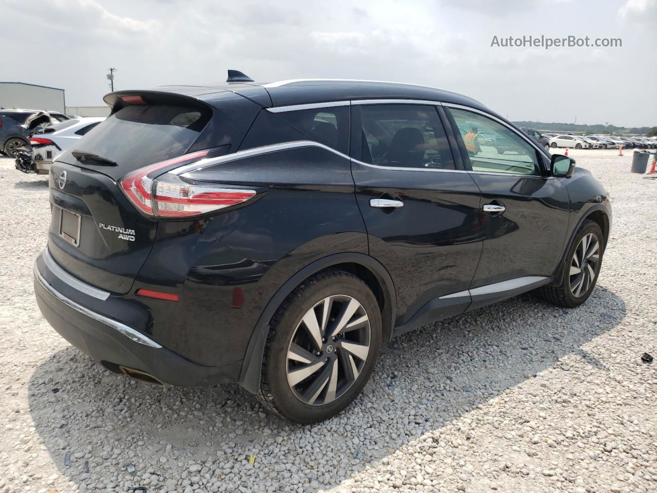 2018 Nissan Murano S Black vin: 5N1AZ2MH1JN171586