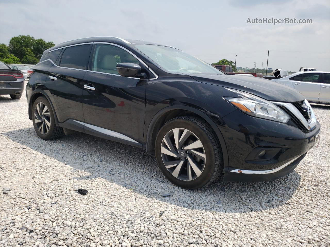 2018 Nissan Murano S Black vin: 5N1AZ2MH1JN171586