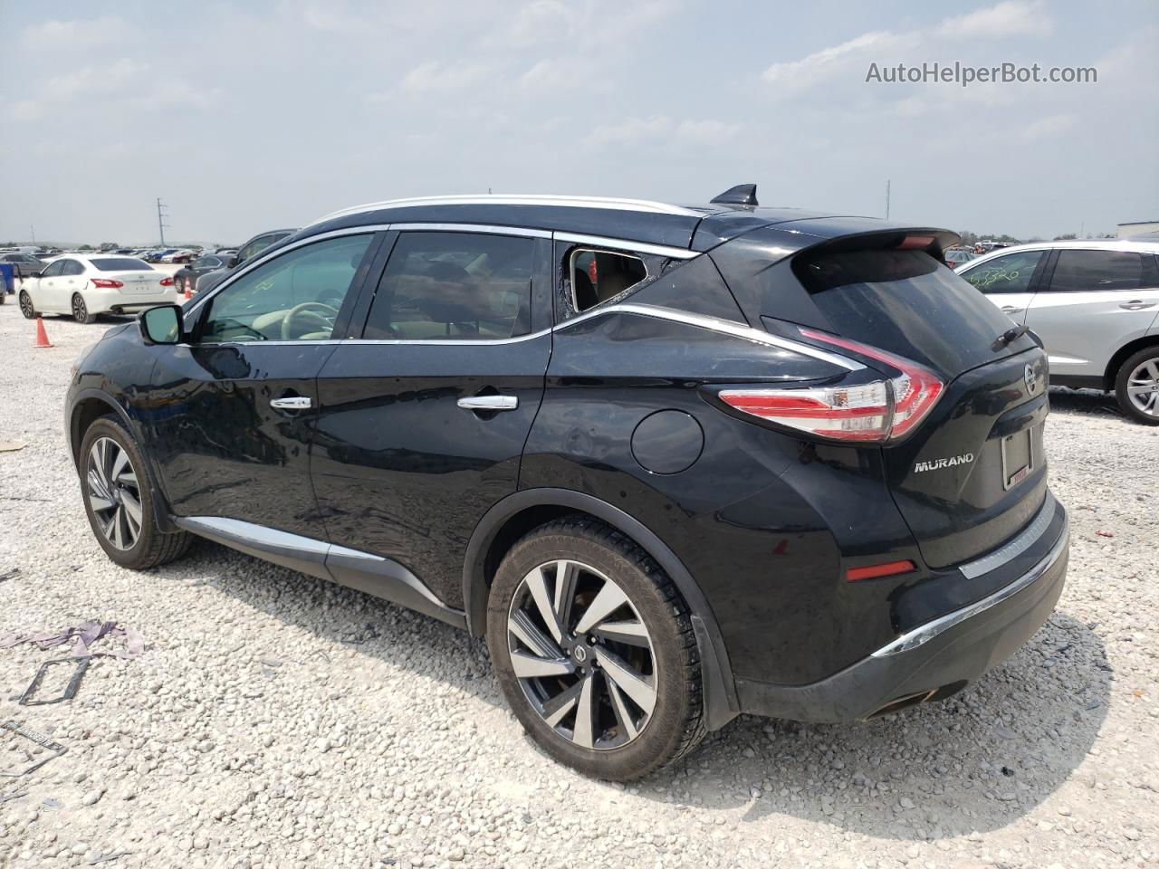 2018 Nissan Murano S Black vin: 5N1AZ2MH1JN171586