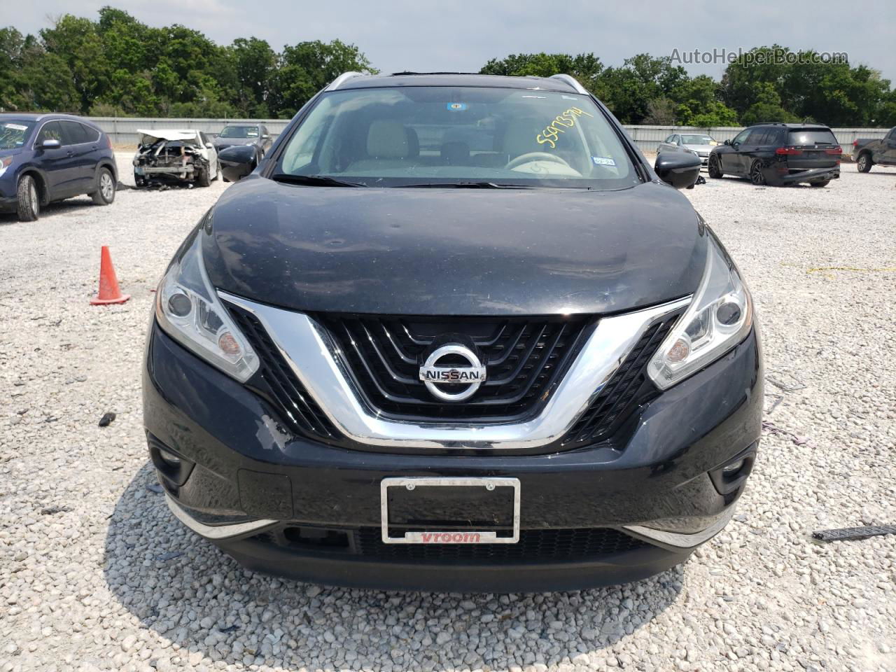 2018 Nissan Murano S Black vin: 5N1AZ2MH1JN171586