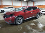 2018 Nissan Murano S Red vin: 5N1AZ2MH1JN188050